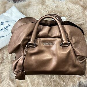 Prada Ruffle Bauletto bag